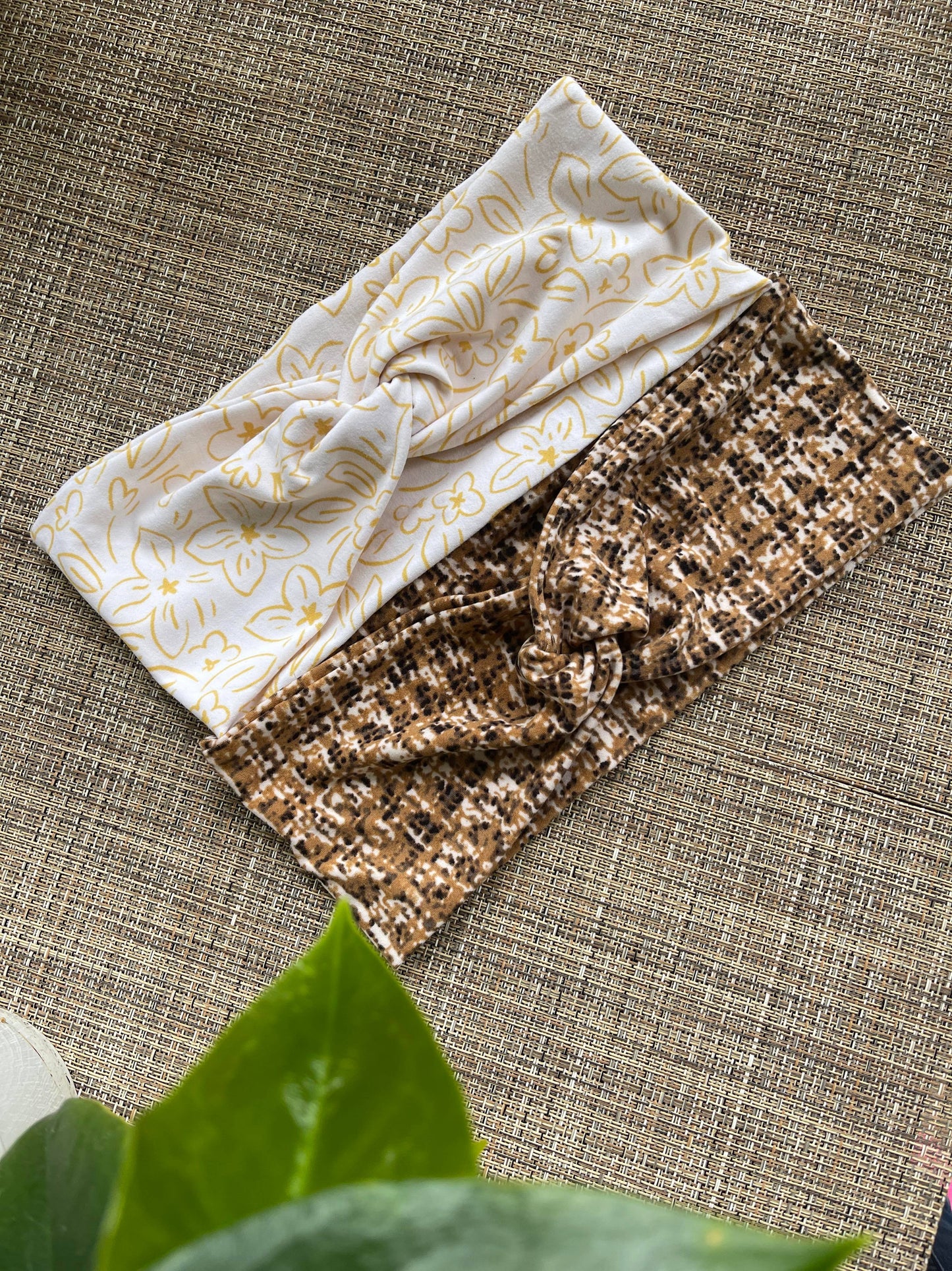 Brown Birch Twist Headband