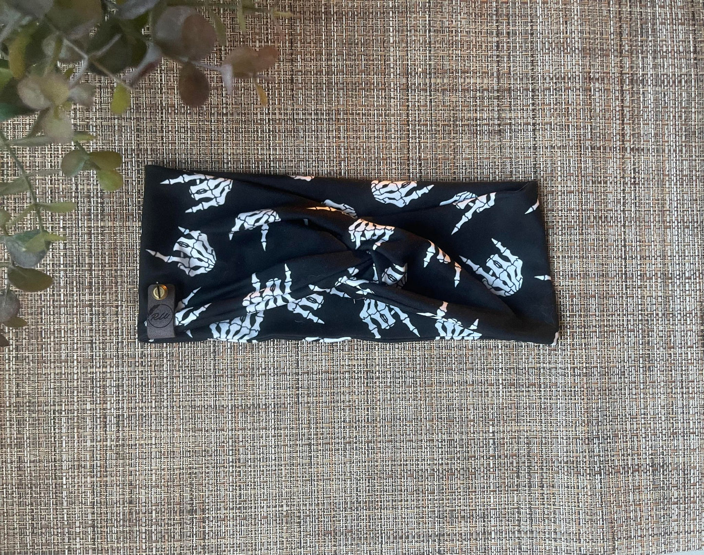 Rock on Skulls Twist Headband