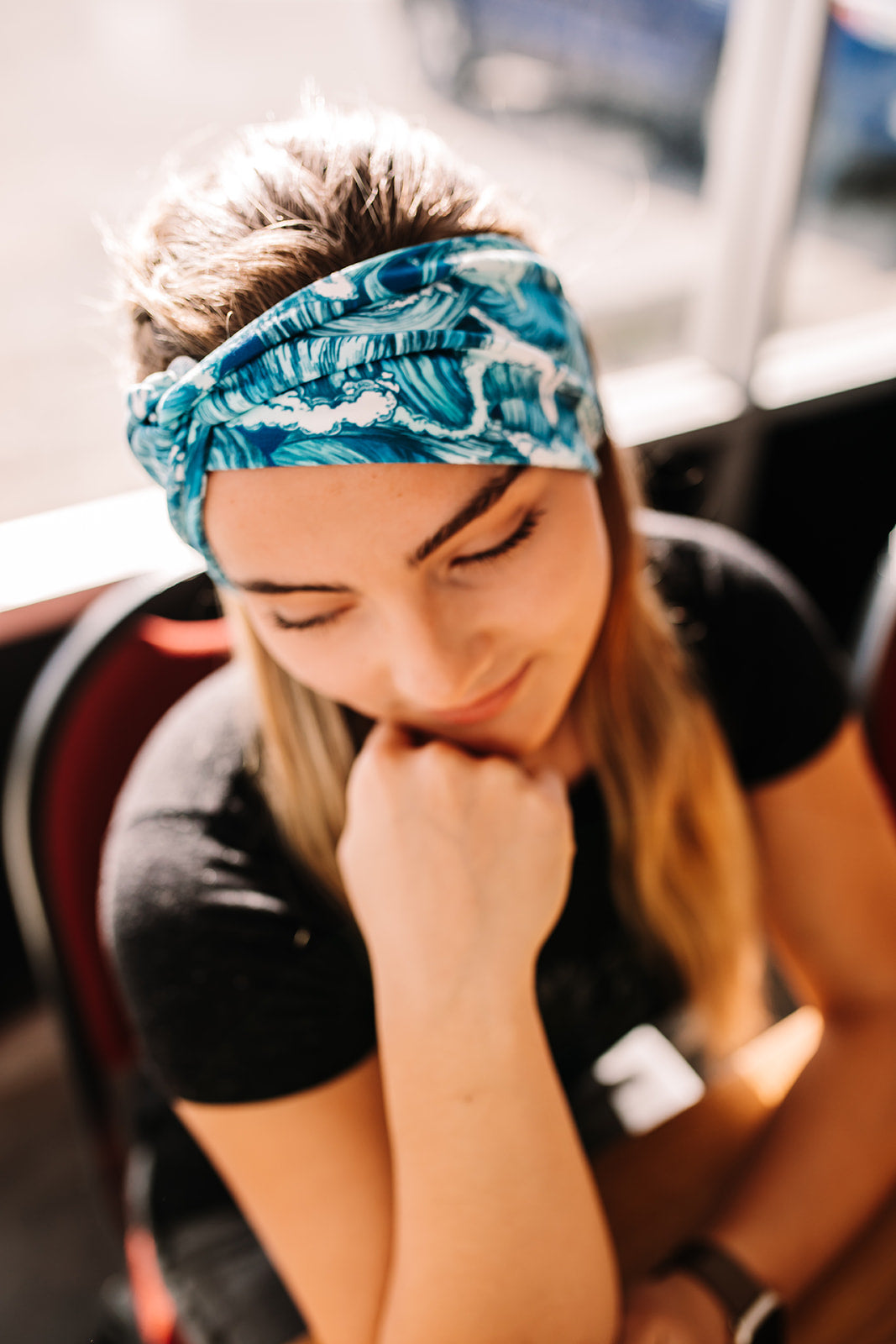 Ocean Waves Twist Headband