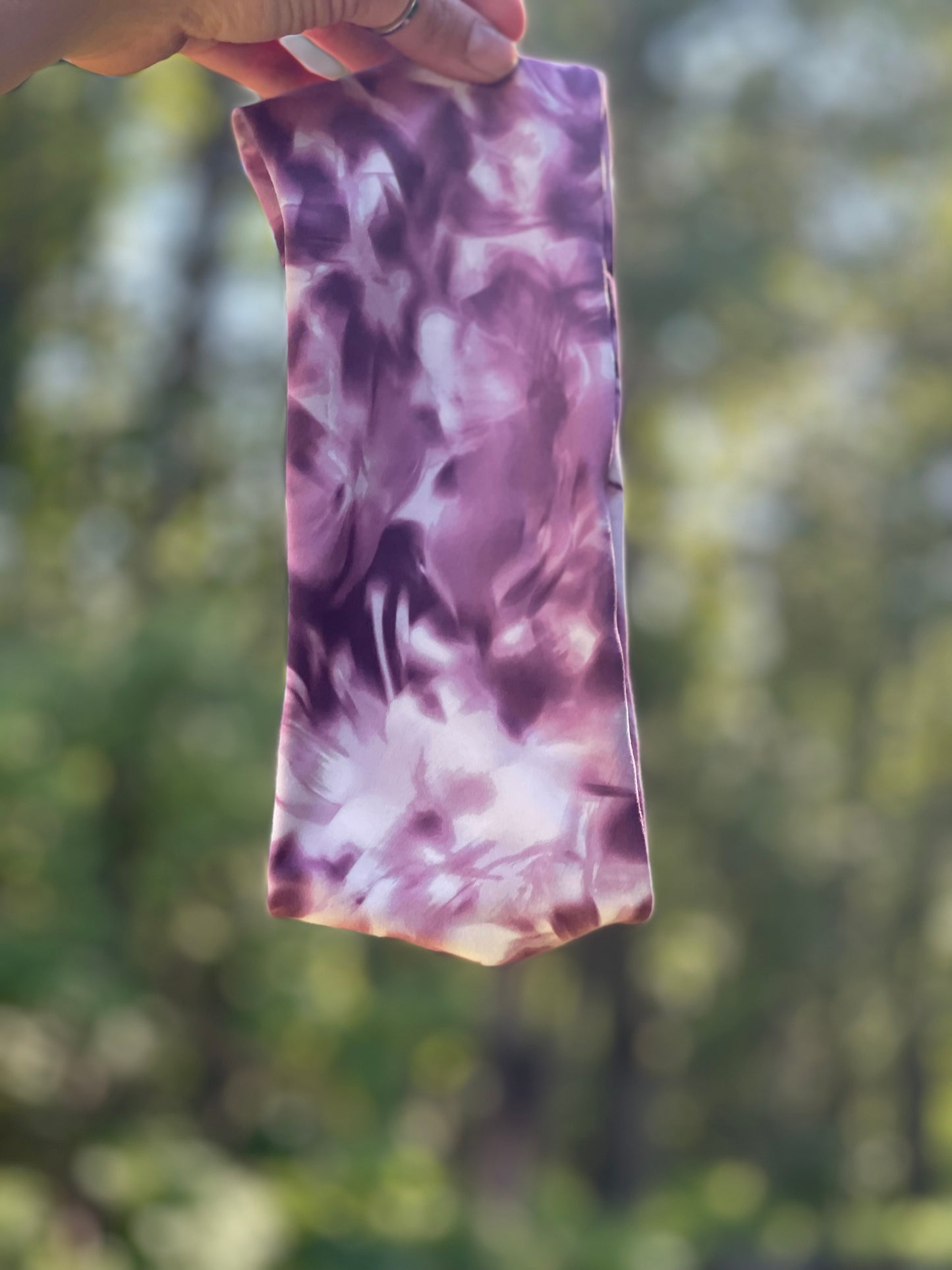 Purple Tie Dye Headband