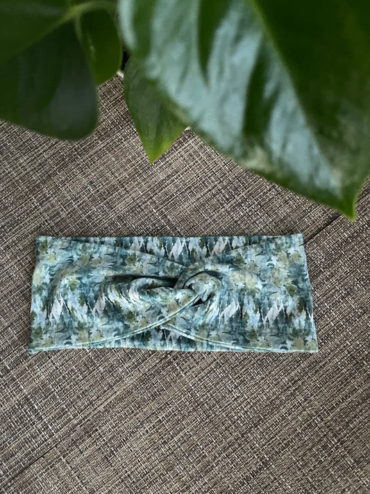 Watercolor Forest Headband